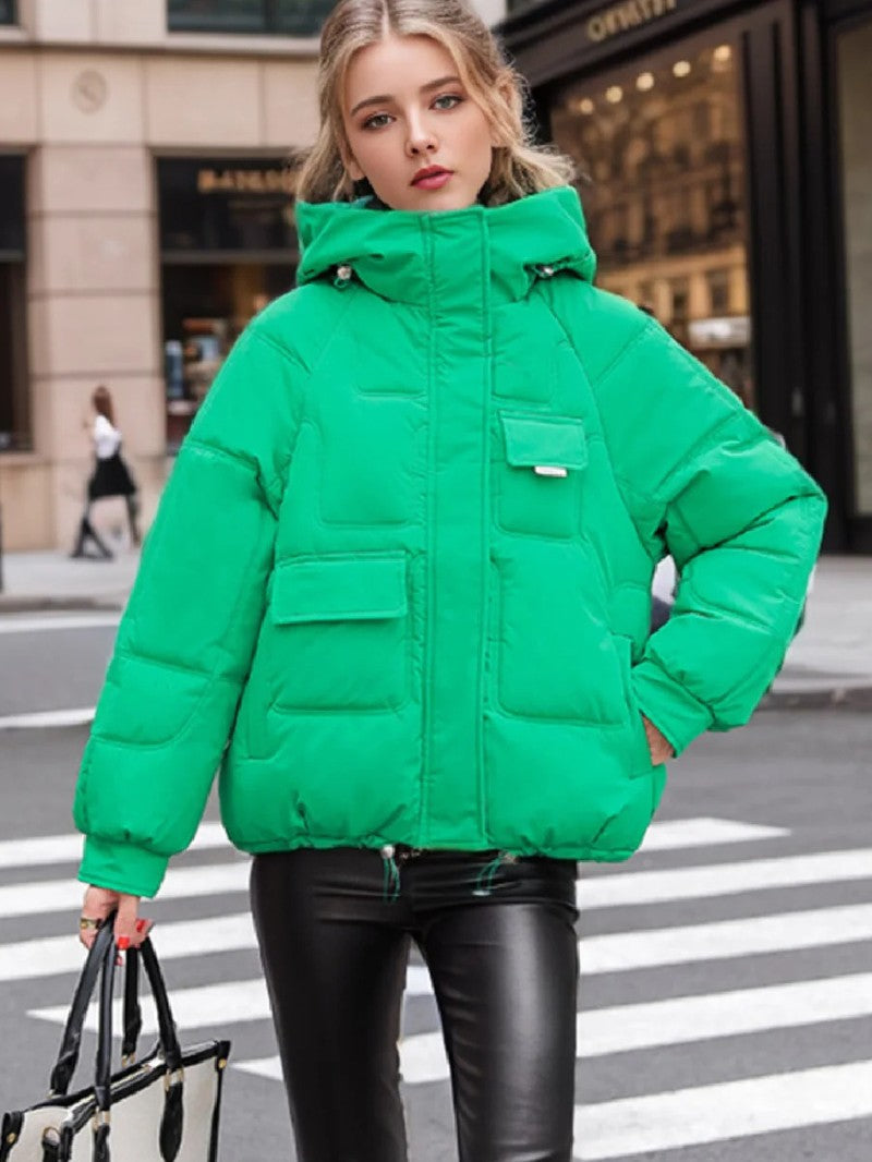 Oversized Hooded Puffer Winter Jacket