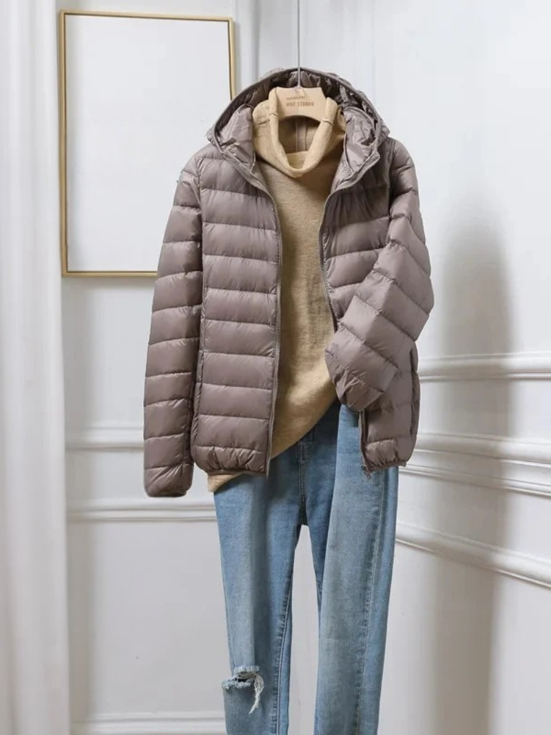 Women’s Lightweight Hooded Puffer Jacket