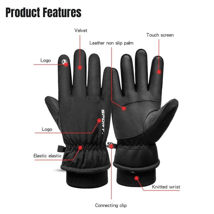 AllWeather Ski Gloves - Gloves - Wild Eye Vision