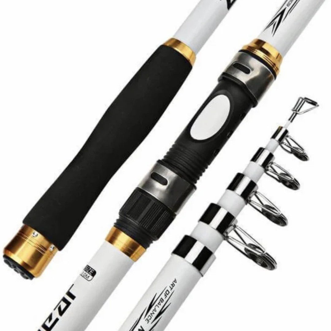 AquaStrike – Carbon Fibre Telescopic Fishing Rod - Fishing Rod - Wild Eye Vision