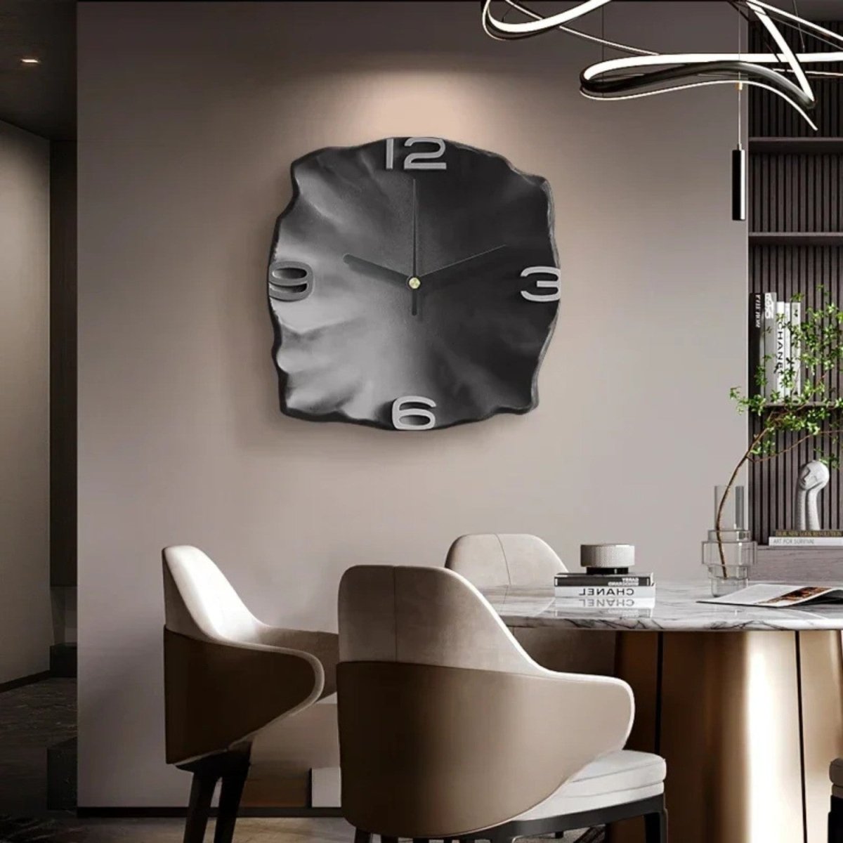 Artistic Sandstone 3D Quartz Wall Clock - Wall Clock - Wild Eye Vision