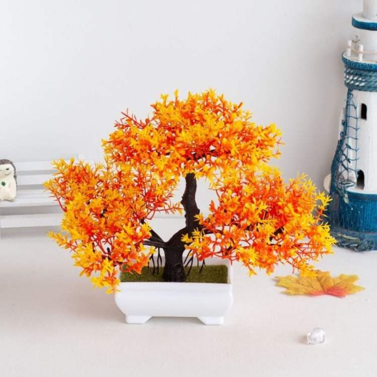 AuraBloom Decorative Bonsai Pot - Artificial Plant - Wild Eye Vision