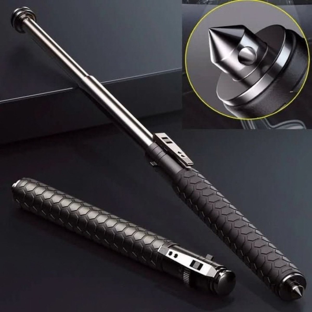Automatic Self Defense Walking Stick for Safety - Hiking Stick - Wild Eye Vision