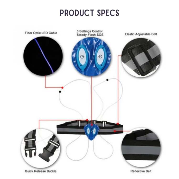 BeamPro Reflective Running Vest - Running Vest - Wild Eye Vision