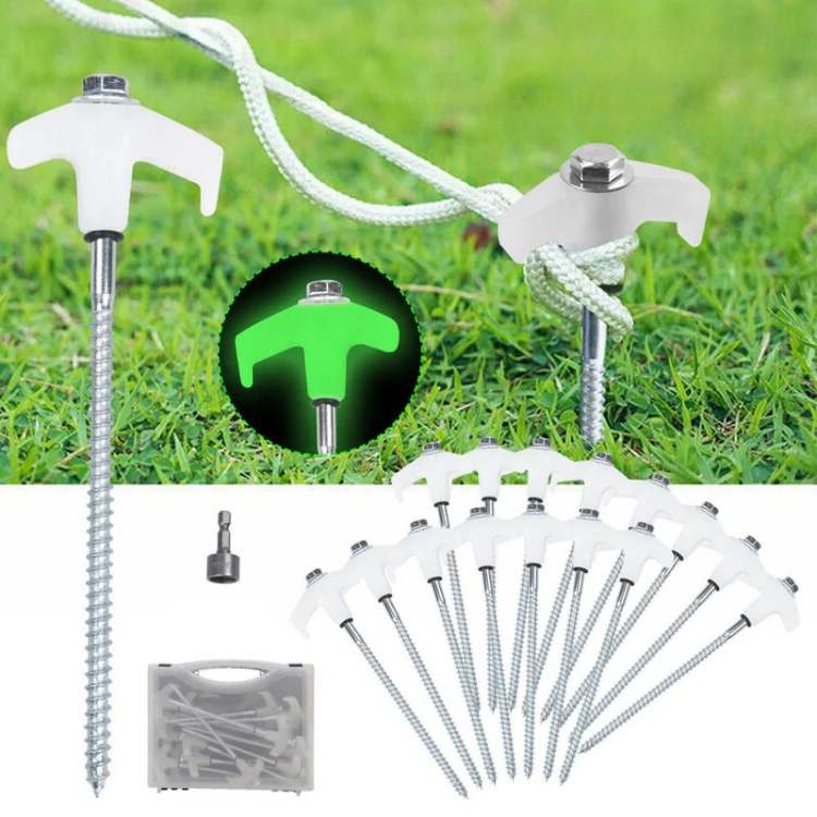 BrightLock Camping & Tent Pegs - Camping Pegs - Wild Eye Vision