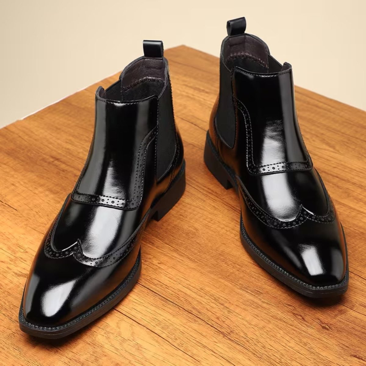 Brogue Chelsea Ankle Boots - Oxford Boots - Wild Eye Vision