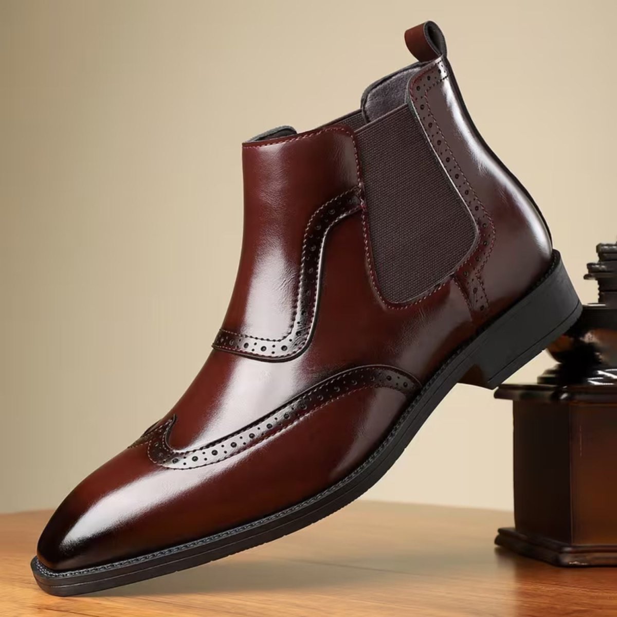 Brogue Chelsea Ankle Boots - Oxford Boots - Wild Eye Vision