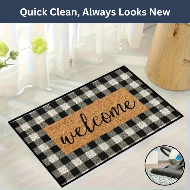 Buffalo Check Welcome Mat - Mat - Wild Eye Vision