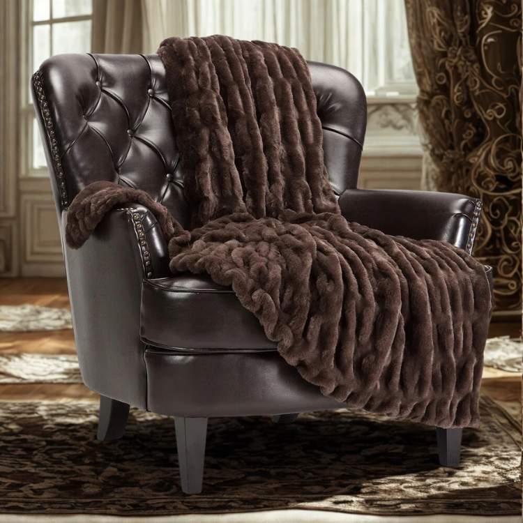 Chic Faux Fur Throw Blanket - Blanket - Wild Eye Vision