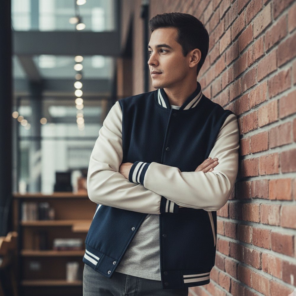 Classic Varsity Letterman Jacket - Men's Jacket - Wild Eye Vision