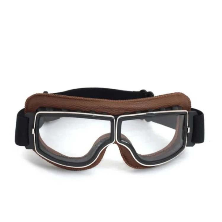 ClassicRide Vintage Leather Motorcycle Goggles - Motorcycle Goggles - Wild Eye Vision