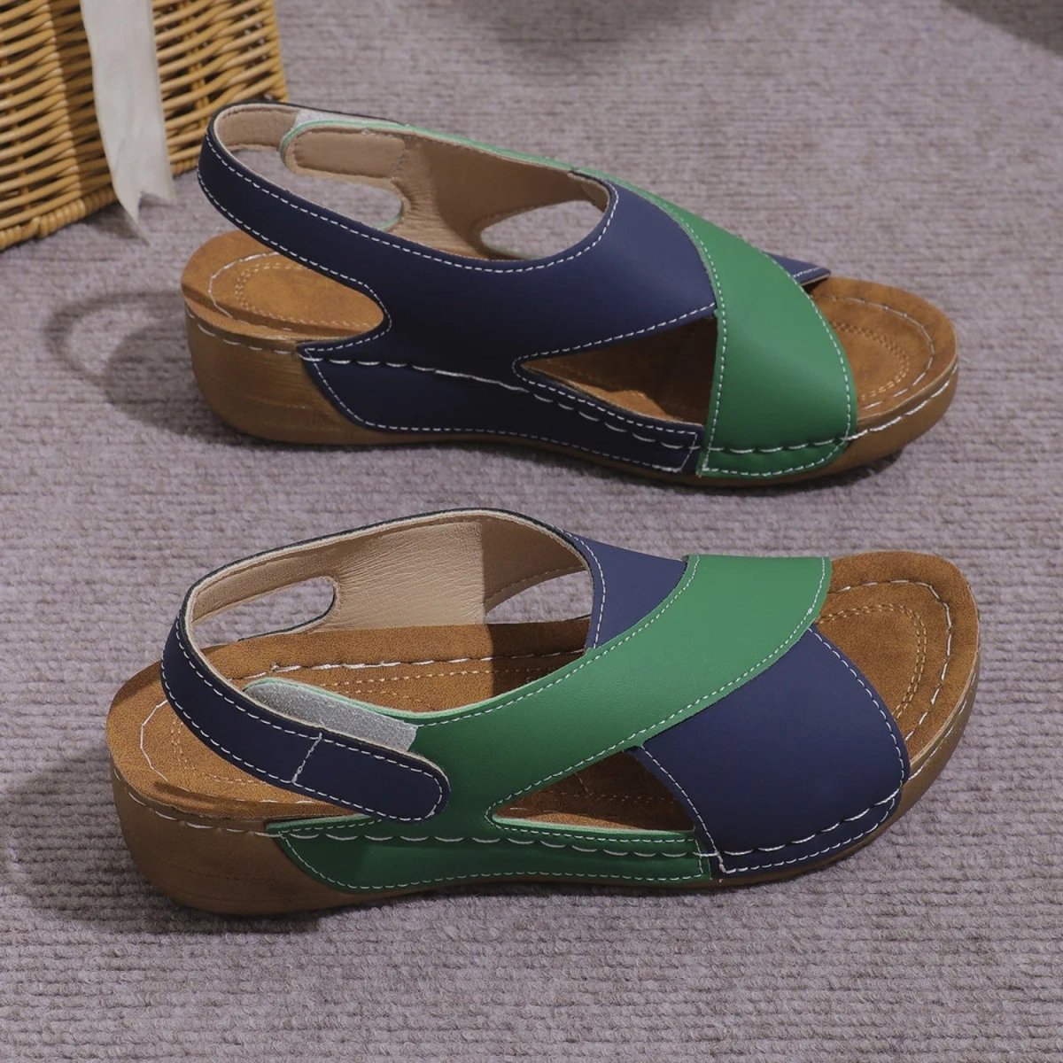 Comfortable Adjustable Wedge Sandals - Sandals - Wild Eye Vision