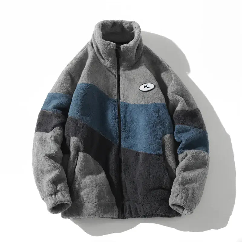 Cozy Color Block Jacket - Wild Eye Vision