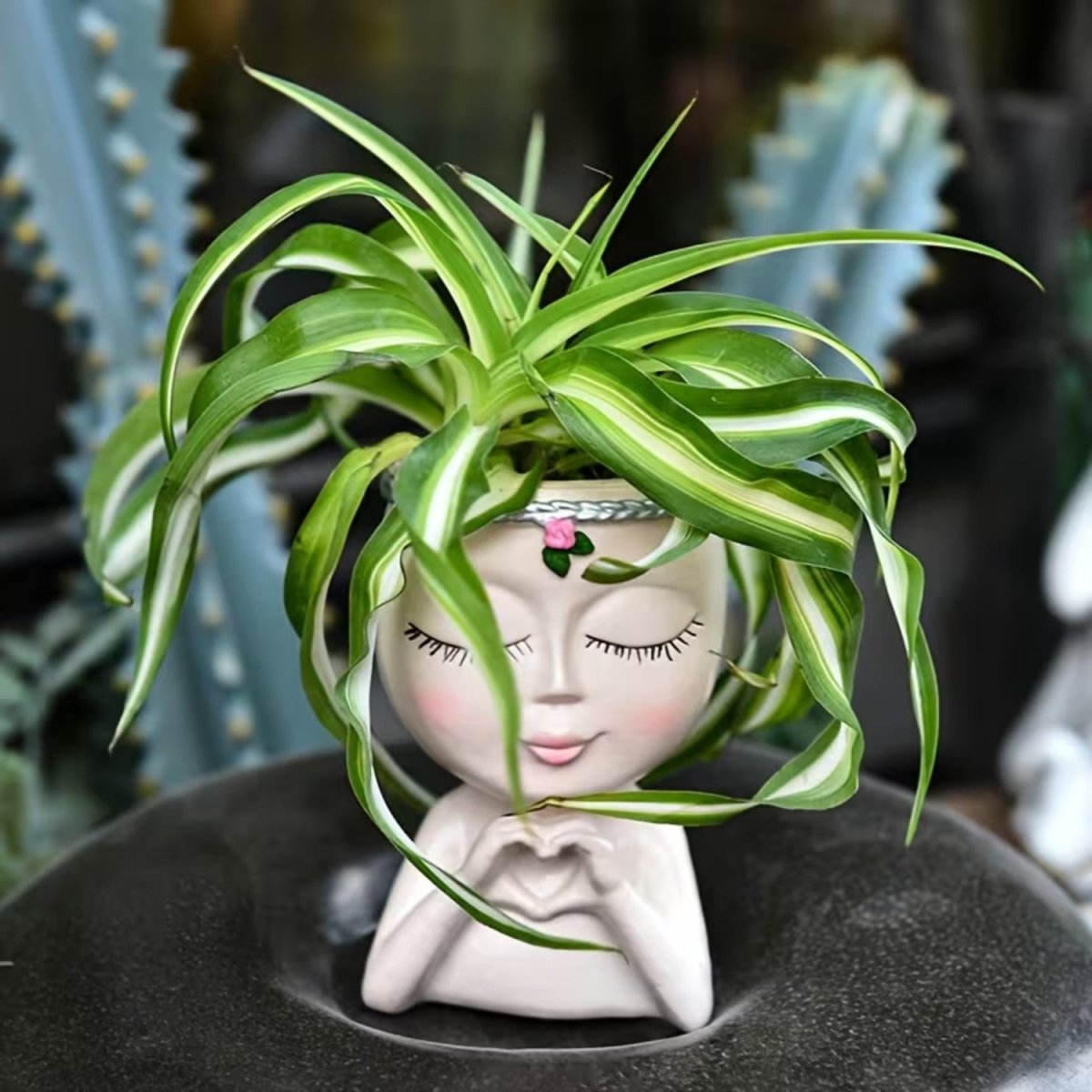 Creative Resin Face Vase for Plants - Flowerpot - Wild Eye Vision