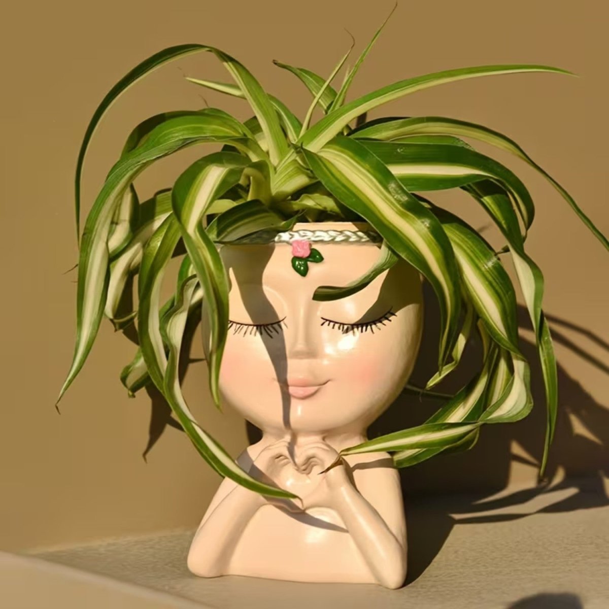 Creative Resin Face Vase for Plants - Flowerpot - Wild Eye Vision