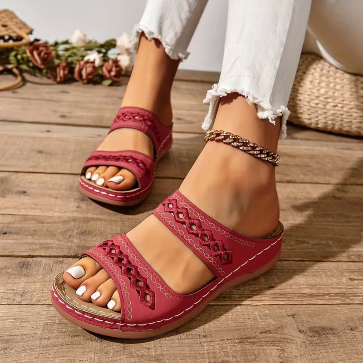 Cushioned Orthopedic Sandals - Sandals - Wild Eye Vision