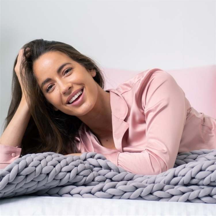 DreamWeave Knitted Weighted Blanket - Wild Eye Vision