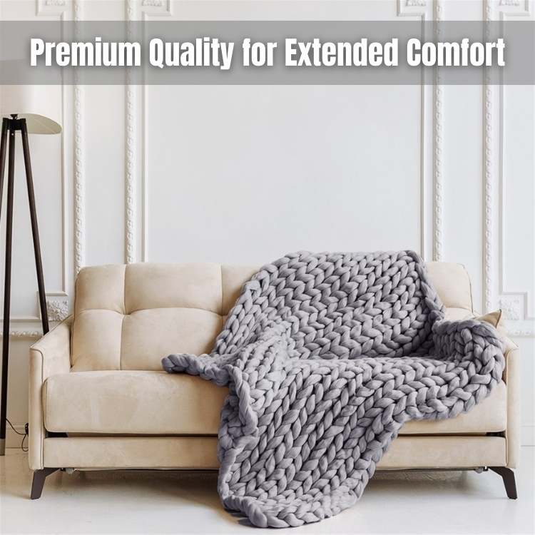 DreamWeave Knitted Weighted Blanket - Wild Eye Vision
