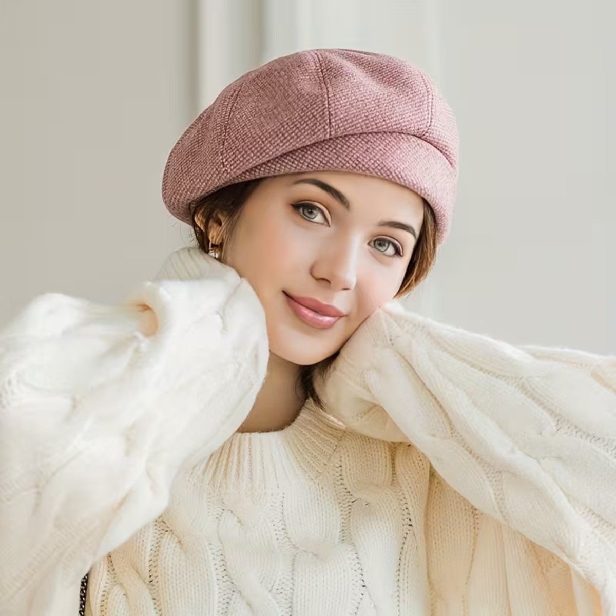 Elegant Cotton Blend Women's Cap - Cotton Blend Cap - Wild Eye Vision
