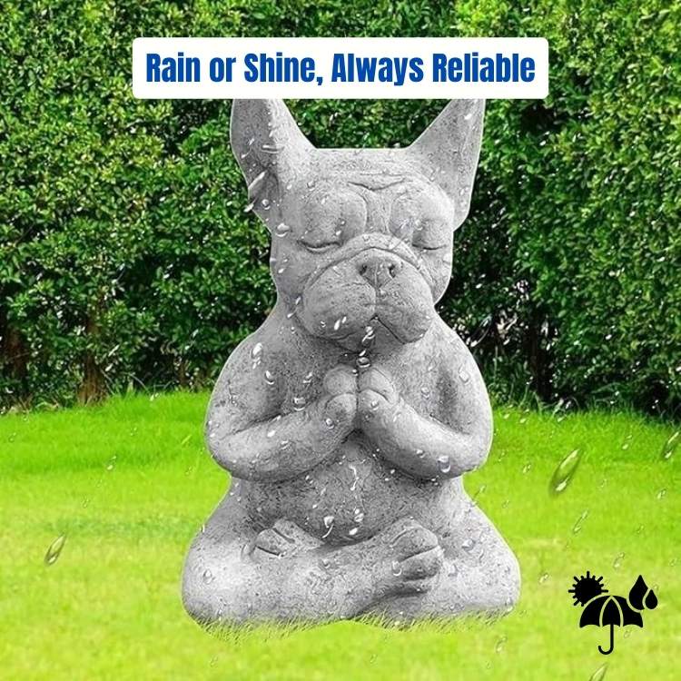 French Bulldog Yoga Statue - Bulldog Statue - Wild Eye Vision