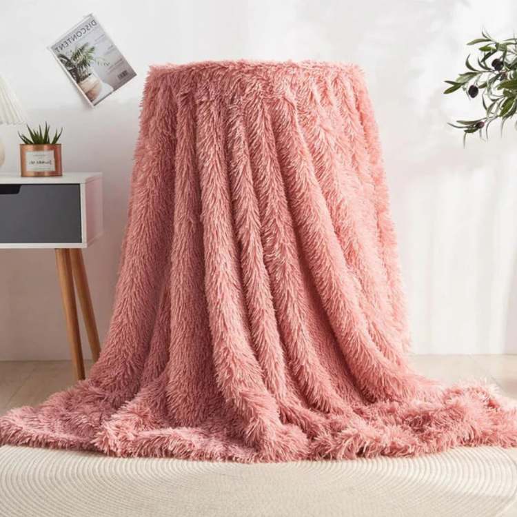 Fuzzy Faux Fur Throw Blanket - Throw Blanket - Wild Eye Vision