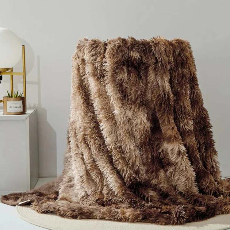Fuzzy Faux Fur Throw Blanket - Throw Blanket - Wild Eye Vision