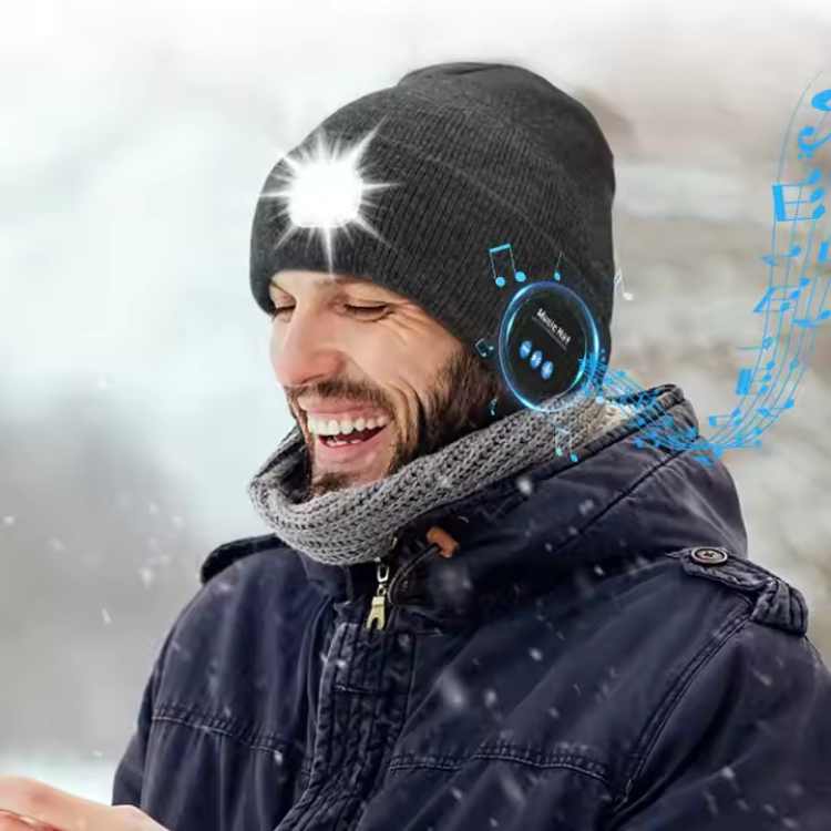 GlowWear LED Bluetooth Beanie - LED Bluetooth Beanie - Wild Eye Vision