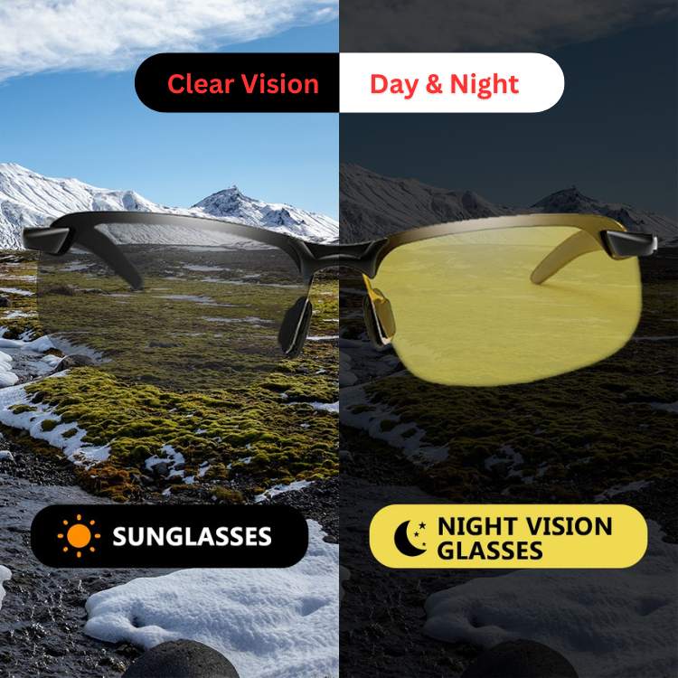 HD Clarity Night Driving Eyewear - Night Time Driving Glasses - Wild Eye Vision
