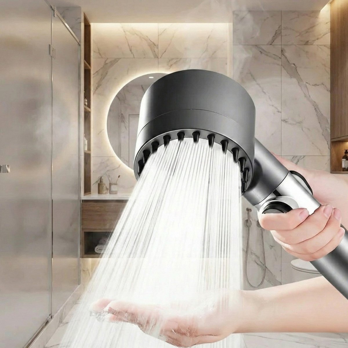 High Pressure Shower Head with Filter - Shower Head - Wild Eye Vision