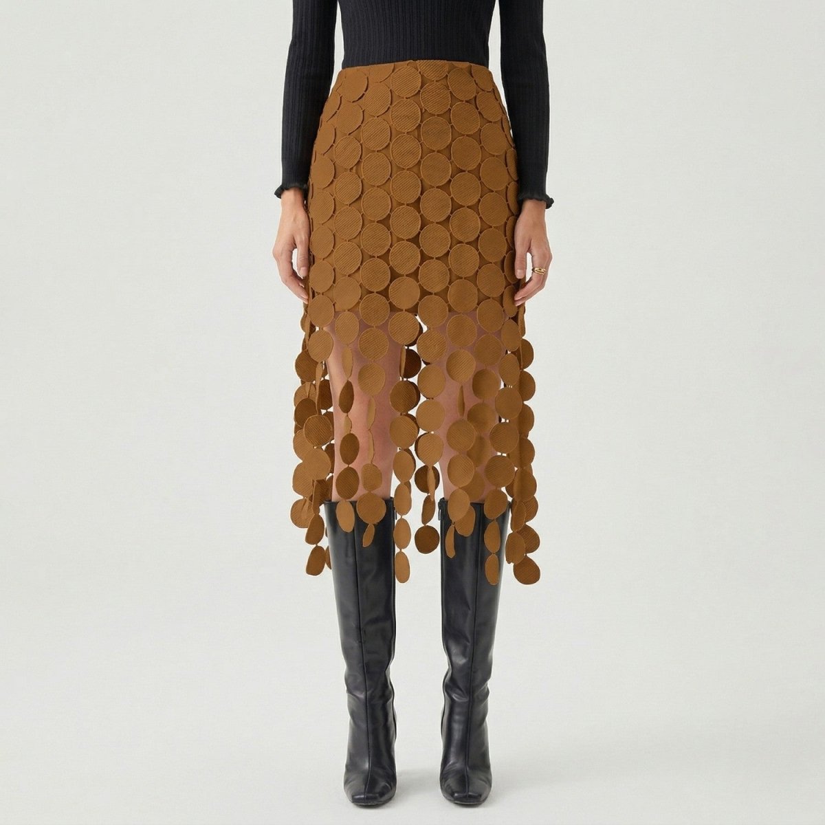 Layered Mesh Midi Skirt - Skirt - Wild Eye Vision