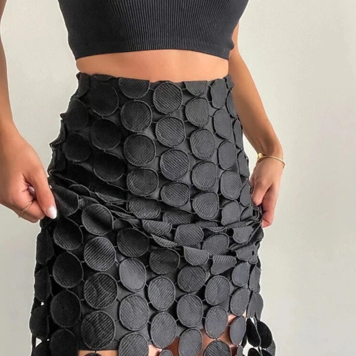 Layered Mesh Midi Skirt - Skirt - Wild Eye Vision