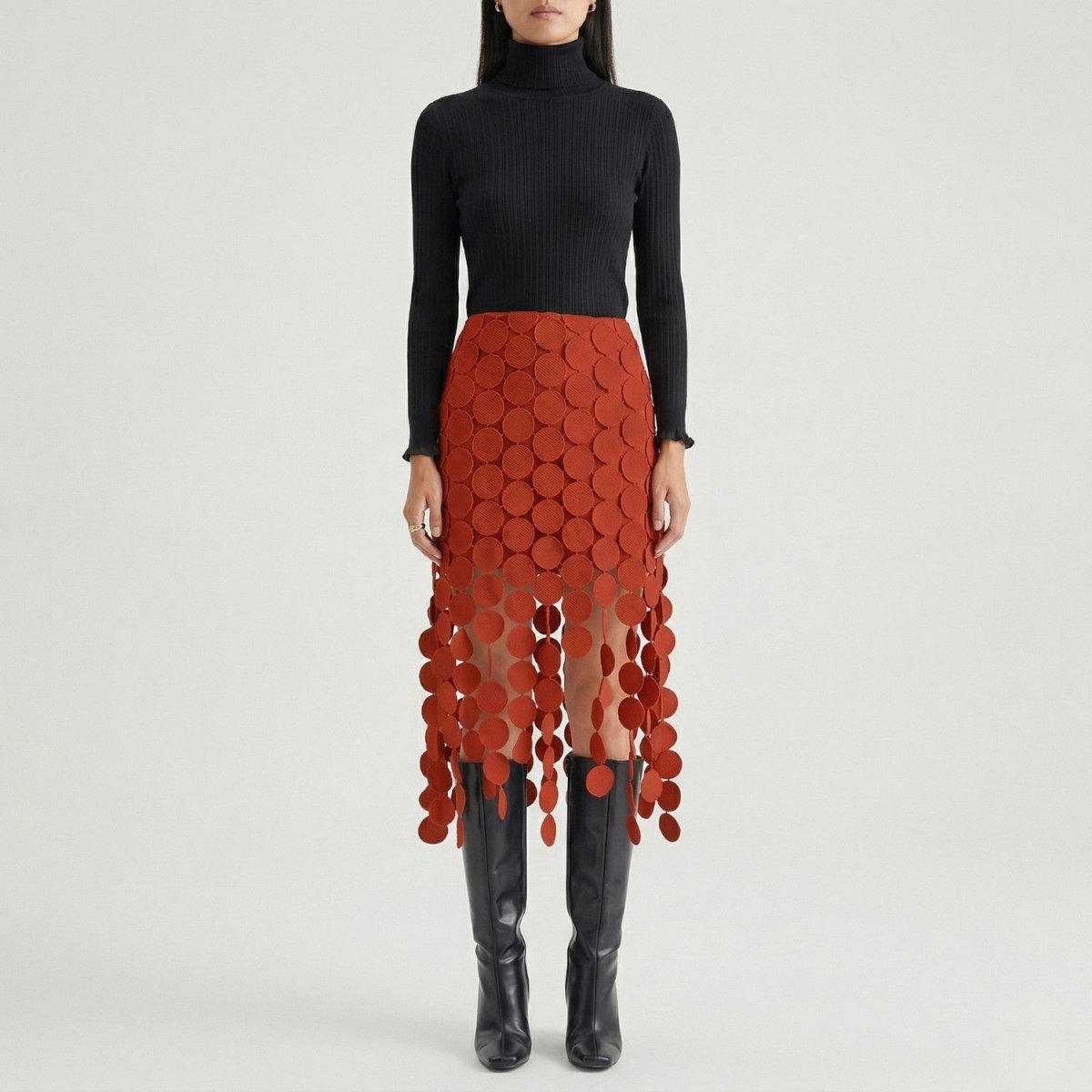 Layered Mesh Midi Skirt - Skirt - Wild Eye Vision