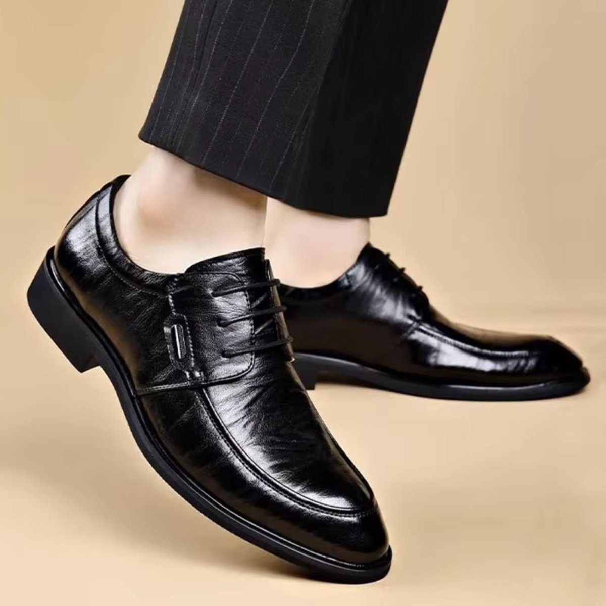Leather Lace Up Oxford Shoes - Dress Boots - Wild Eye Vision