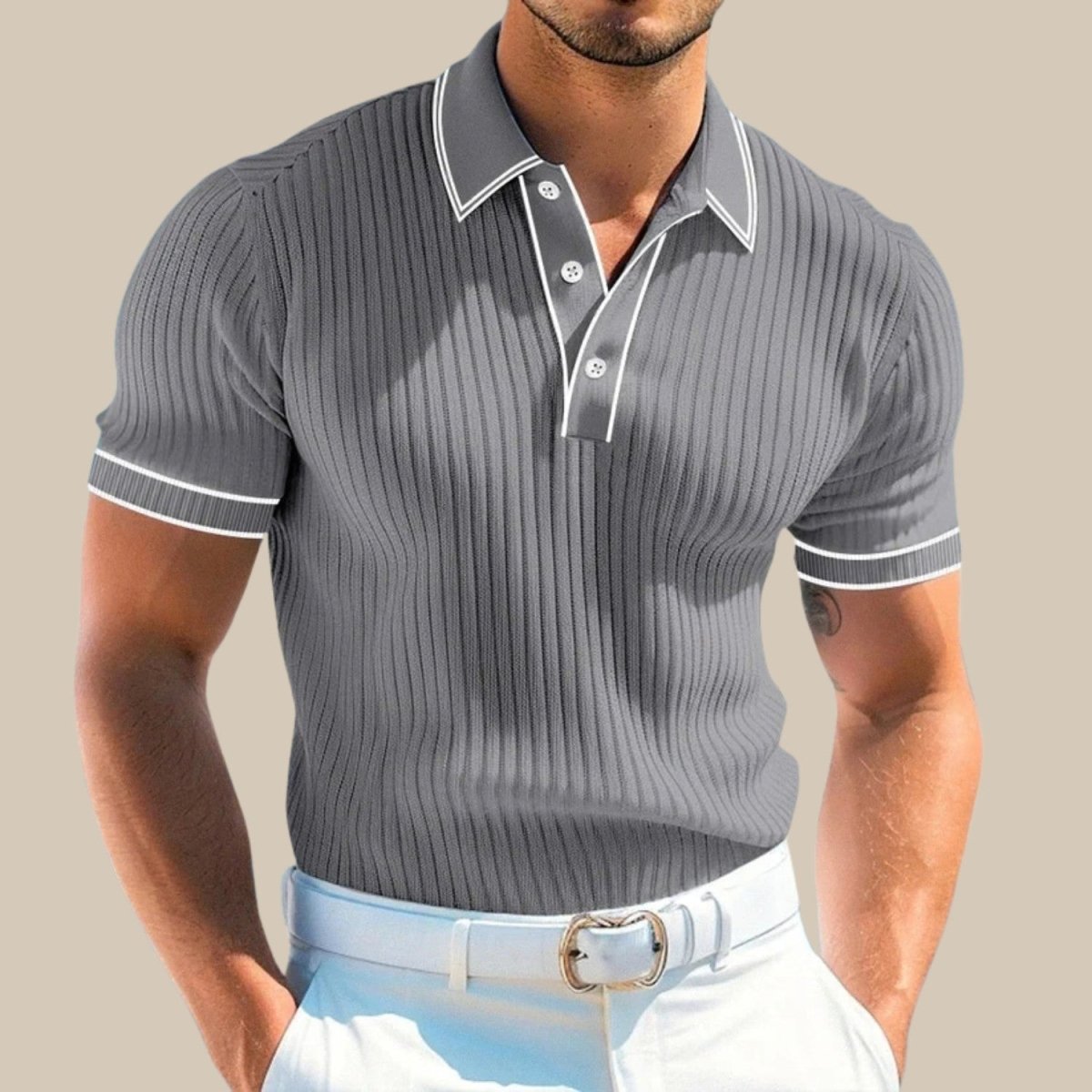 Lightweight Ribbed Summer Polo - Polo Shirts - Wild Eye Vision