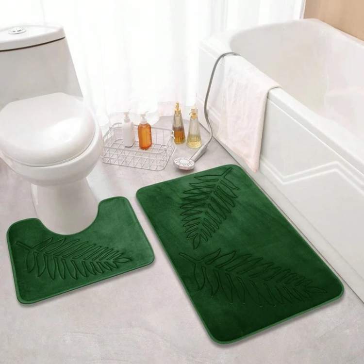 LushLeaf Comfort Bath Mat Set - Bath Mat Set - Wild Eye Vision