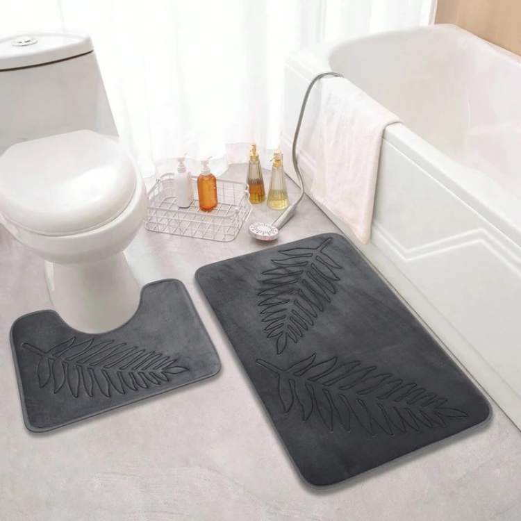 LushLeaf Comfort Bath Mat Set - Bath Mat Set - Wild Eye Vision