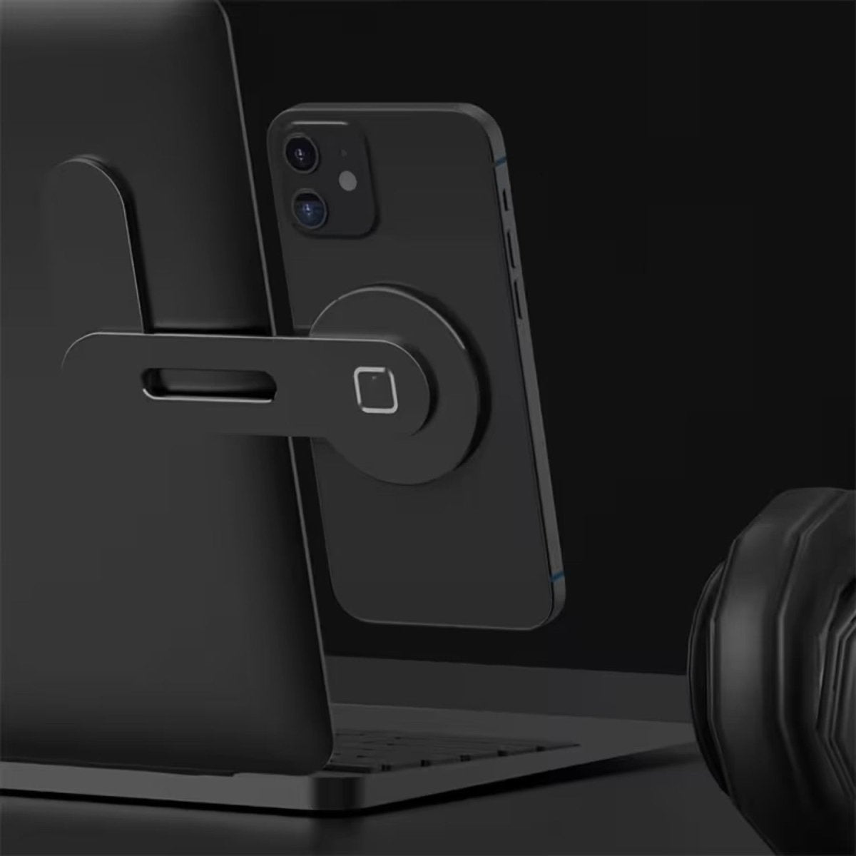 Magnetic Laptop Phone Holder - Phone Holder - Wild Eye Vision