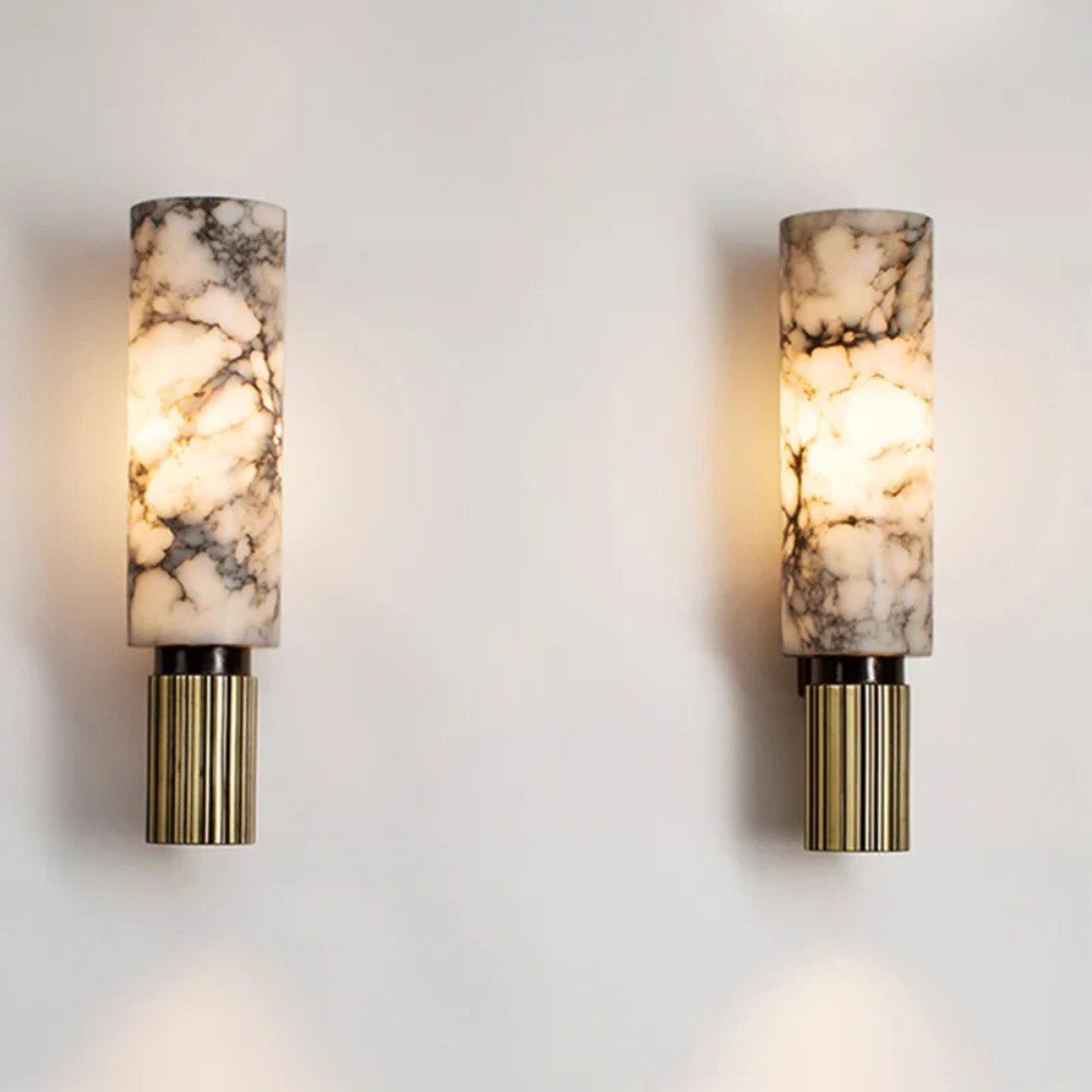 MarbleGlow Vertical Wall Light - Wall Light - Wild Eye Vision
