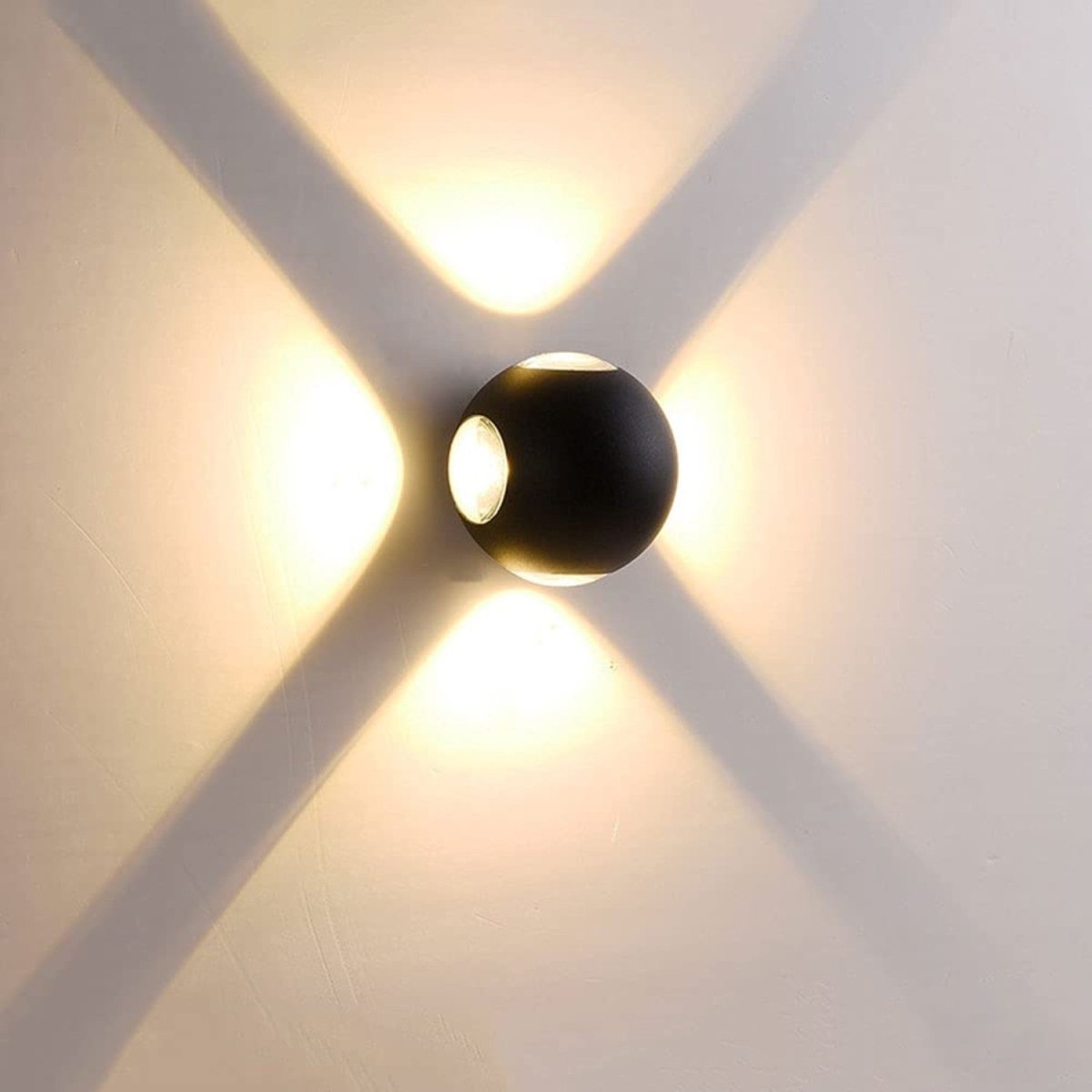 Matte Black Sculptural Beam Wall Light - Wall Light - Wild Eye Vision