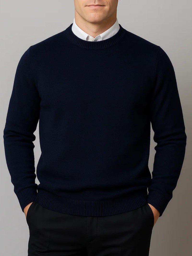 Men’s Classic Crew Neck Sweater - Men Jumper - Wild Eye Vision