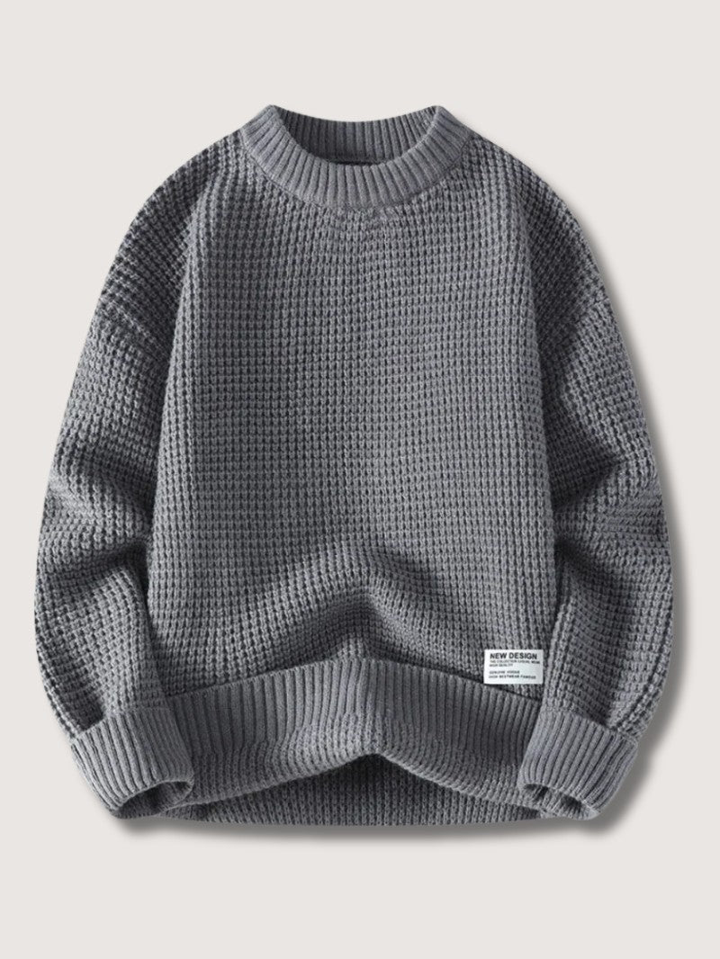 Men’s Classic Knit Crew Neck Jumper - Men Knitted Jumper - Wild Eye Vision