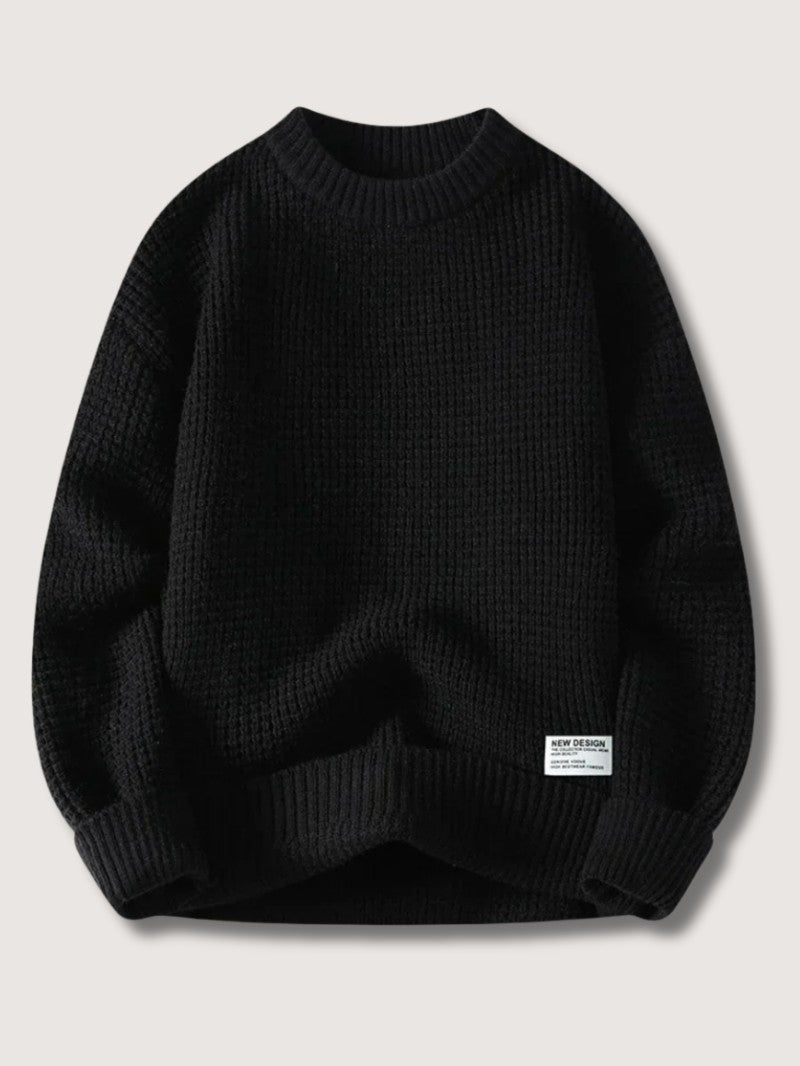 Men’s Classic Knit Crew Neck Jumper - Men Knitted Jumper - Wild Eye Vision