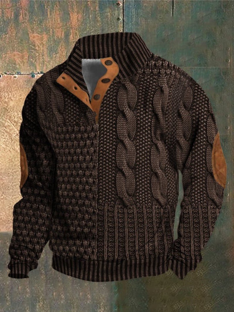 Men’s Classic Winter Knit Jumper - Men Jumper - Wild Eye Vision