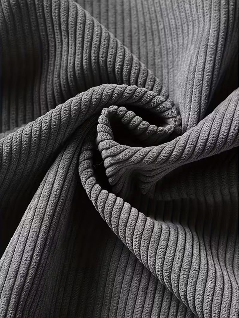 Men’s Corduroy Fleece Jacket - Men's Sherpa Jacket - Wild Eye Vision