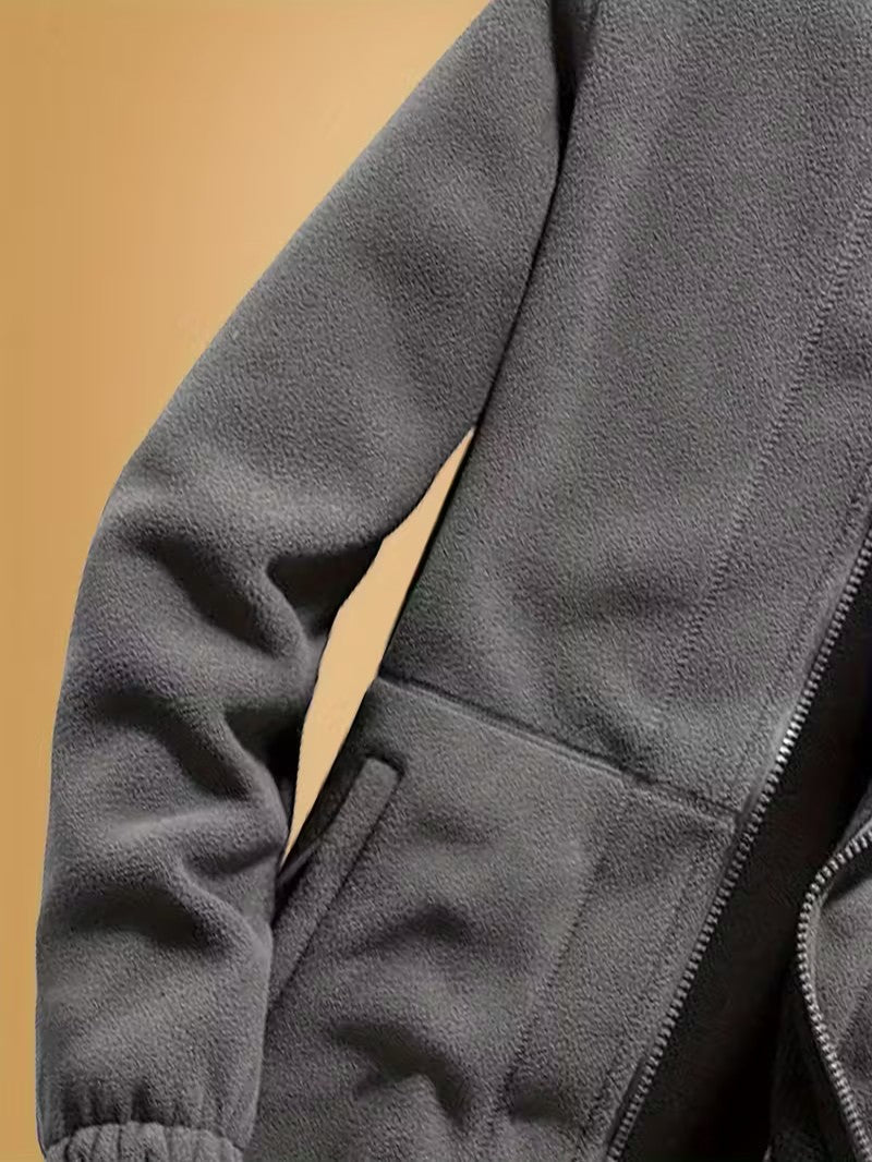 Men’s Fleece Jacket Warm Winter Outdoor Coat - Men's Coat - Wild Eye Vision