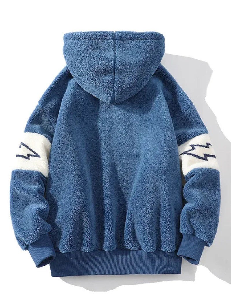 Men’s Fleece Zip - Up Hoodie - Men Cardigan - Wild Eye Vision