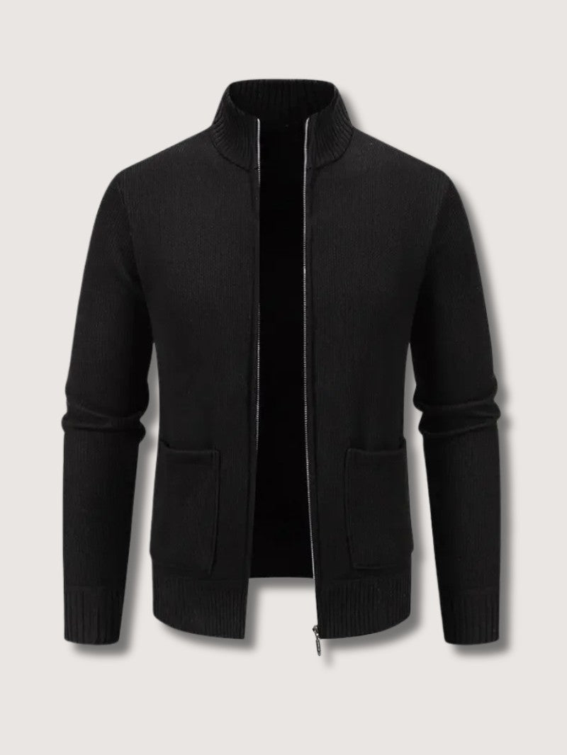Men’s Full Zip Cotton Cardigan - Men Cardigan - Wild Eye Vision