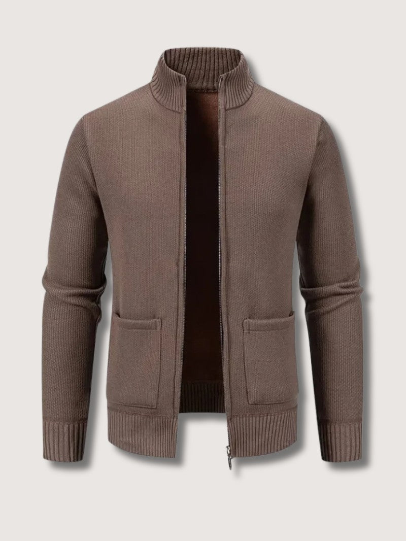 Men’s Full Zip Cotton Cardigan - Men Cardigan - Wild Eye Vision