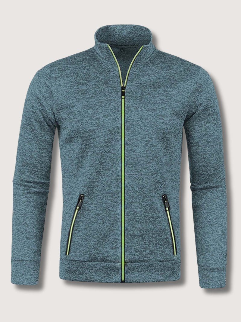 Men’s Full Zip Knit Cardigan - Men Knit Cardigan - Wild Eye Vision