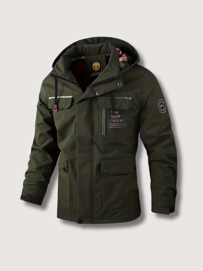 Men's Hooded Winter Jacket - Men's Winter Jacket - Wild Eye Vision